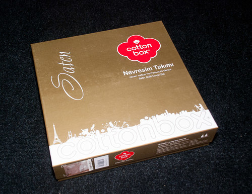 Постельное белье Cotton Box FASHION LINE хлопковый сатин делюкс бежевый евро, фото, фотография