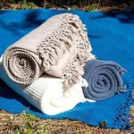 Плед-полотенце Buldans BOHEM серый 50х90, фото, фотография