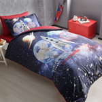 Детское постельное белье Tivolyo Home MARS хлопковой сатин делюкс 1,5 спальный, фото, фотография