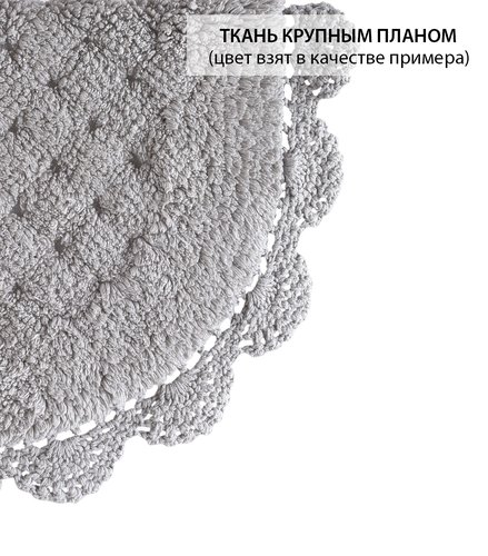 Набор ковриков Modalin MERIT хлопок 45х60, 50х80 светло-серый, фото, фотография