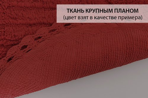 Набор ковриков Modalin CROSS хлопок 50х70, 60х100 красный, фото, фотография