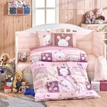 Набор в кроватку для новорожденных Hobby Home Collection SNOOPY хлопковый поплин розовый, фото, фотография