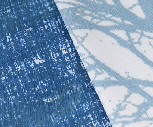 Постельное белье Hobby Home Collection ALANDRA хлопковый сатин голубой евро, фото, фотография