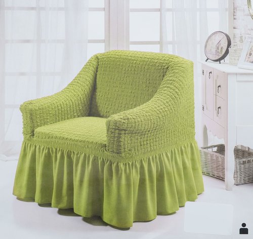 Чехол на кресло Bulsan BURUMCUK зелёный, фото, фотография