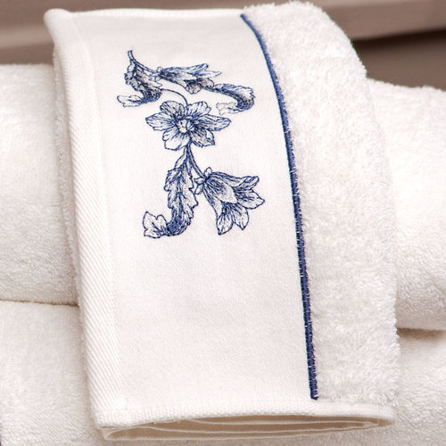 Набор полотенец для ванной 3 пр. Tivolyo Home ANEMON хлопковая махра кремовый, фото, фотография