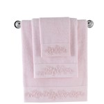 Полотенце для ванной Soft Cotton MASAL бамбуково-хлопковая махра розовый 85х150, фото, фотография
