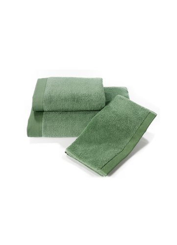 Набор полотенец для ванной в подарочной упаковке 32х50 3 шт. Soft Cotton MICRO хлопковый микрокоттон зелёный, фото, фотография