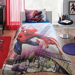 Детское постельное белье TAC SPIDERMAN ACTION хлопковый ранфорс 1,5 спальный, фото, фотография