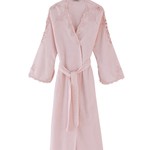 Халат женский Soft Cotton MASAL бамбуково-хлопковая махра розовый XL, фото, фотография