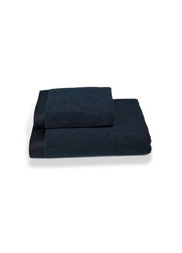 Полотенце для ванной Soft Cotton LORD хлопковая махра тёмно-синий 85х150, фото, фотография