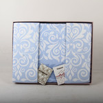 Постельное белье Altinbasak ELFIN хлопковый ранфорс голубой 1,5 спальный, фото, фотография