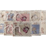 Полотенце-конверт для новорожденных Karna BAMBINO-SAMALOT хлопковая махра розовый, фото, фотография