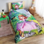 Детское постельное белье TAC SOFIA THE FOREST PVC хлопковый ранфорс 1,5 спальный, фото, фотография