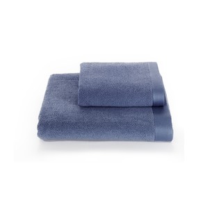 Набор полотенец для ванной 2 пр. Soft Cotton LORD хлопковая махра голубой