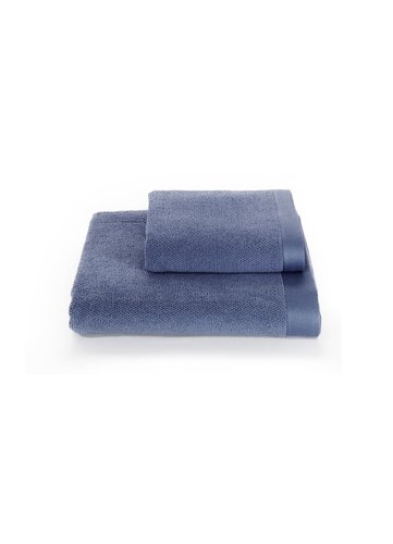 Набор полотенец для ванной 2 пр. Soft Cotton LORD хлопковая махра голубой, фото, фотография