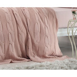 Плед-покрывало Gelin Home ANNA грязно-розовый 220х240, фото, фотография