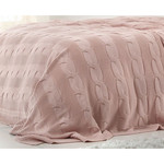 Плед-покрывало Gelin Home ANNA грязно-розовый 220х240, фото, фотография