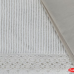 Постельное белье с покрывалом Hobby Home Collection NATURAL хлопковый поплин кремовый 1,5 спальный, фото, фотография