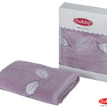 Полотенце для ванной в подарочной упаковке Hobby Home Collection LEYDI-ANNA хлопковая махра лиловый 50х90, фото, фотография