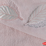Полотенце для ванной в подарочной упаковке Hobby Home Collection LEYDI-ANNA хлопковая махра розовый 50х90, фото, фотография