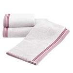 Набор полотенец для ванной 2 пр. Soft Cotton TERRA хлопковая махра бордовый, фото, фотография