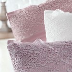 Постельное белье с покрывалом Gelin Home EVIN хлопковый сатин делюкс персиковый евро, фото, фотография