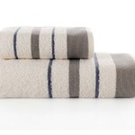Набор полотенец для ванной Karna REGAL SET хлопковая махра кремовый, фото, фотография