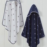 Полотенце-уголок для новорожденных Soft Cotton MARINE хлопковая махра белый 80х80, фото, фотография