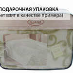 Плед-покрывало Karna ASIA кофейный 220х240, фото, фотография