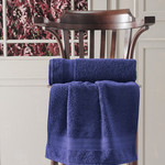 Полотенце для ванной Karna DESTAN хлопковая махра синий 50х90, фото, фотография