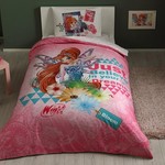 Детское постельное белье TAC WINX BLOOM FAIRYTALE хлопковый ранфорс 1,5 спальный, фото, фотография