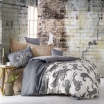 Постельное белье Cotton Box SATEN JEROME хлопковый сатин бежевый евро, фото, фотография