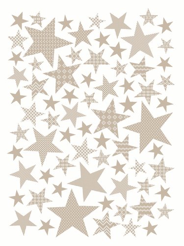 Плед-покрывало Karna STARS хлопок/акрил бежевый 150х240, фото, фотография