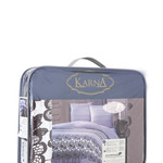 Постельное белье Karna FIESTA хлопковый трикотаж 1,5 спальный, фото, фотография