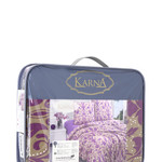 Постельное белье Karna SIENA хлопковый трикотаж 1,5 спальный, фото, фотография