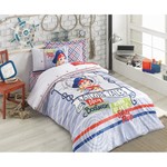 Детское постельное белье Cotton Box GIRLS & BOYS AHOOY хлопковый ранфорс голубой 1,5 спальный, фото, фотография