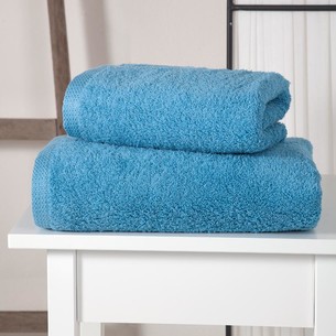 Полотенце для ванной Karna APOLLO хлопковый микрокоттон голубой 70х140