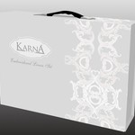 Постельное белье Karna TERA хлопковый сатин делюкс серый евро, фото, фотография