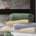 Набор полотенец для ванной 50х100, 75х150 Soft Cotton ARIA хлопковая махра жёлтый, фото, фотография