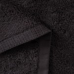 Полотенце для ванной Karna APOLLO хлопковый микрокоттон чёрный 45х60, фото, фотография