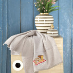 Кухонное полотенце Karna BREAKFAST хлопковая махра бежевый 45х70, фото, фотография