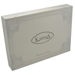 Комплект подросткового постельного белья Karna DELUX TALEN хлопковый сатин V1 1,5 спальный, фото, фотография