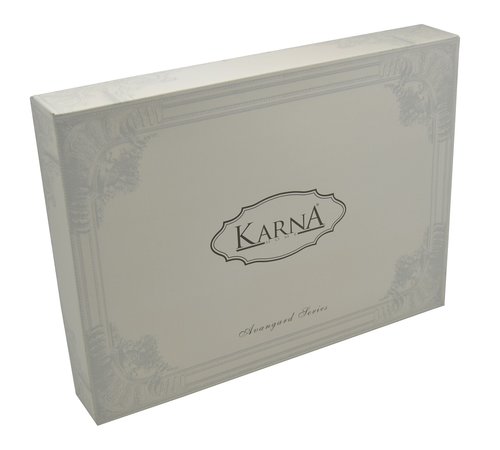 Комплект подросткового постельного белья Karna DELUX TALEN хлопковый сатин V1 1,5 спальный, фото, фотография