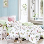 Комплект подросткового постельного белья Karna DELUX JULEE хлопковый сатин 1,5 спальный, фото, фотография