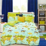 Комплект подросткового постельного белья Karna DELUX TROY хлопковый сатин 1,5 спальный, фото, фотография