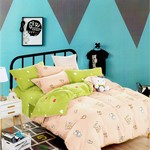 Комплект подросткового постельного белья Karna DELUX DOBY хлопковый сатин 1,5 спальный, фото, фотография