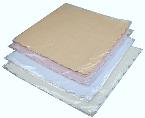 Скатерть прямоугольная с салфетками Karna DERTSIZ жаккард белый 160х220, фото, фотография