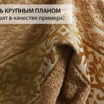 Полотенце для ванной Karna SAHRA махра хлопок бордовый 90х150, фото, фотография