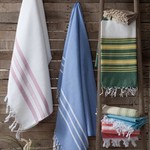 Полотенце пештемаль для бани, сауны, пляжа Karna PESHTEMAL хлопок V18 100х180, фото, фотография