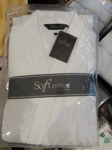 Халат мужской Soft Cotton PALATIN хлопковая махра антрацит XL, фото, фотография